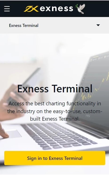 Exness 网页终端