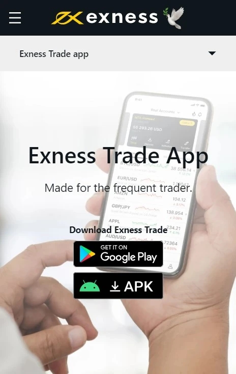 下载iOS版Exness应用程序
